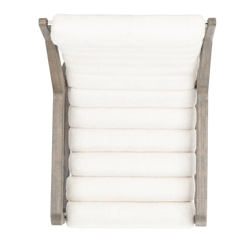 SAFAVIEH Couture Heida Channel Tufted Chair - 24.8"x33.1"x39.2" - 25Wx33Dx39H