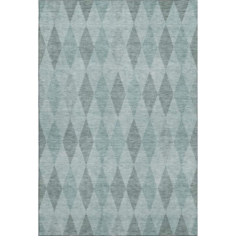 Premium Washable Super Soft Modern Diamonds Mayfield Rug