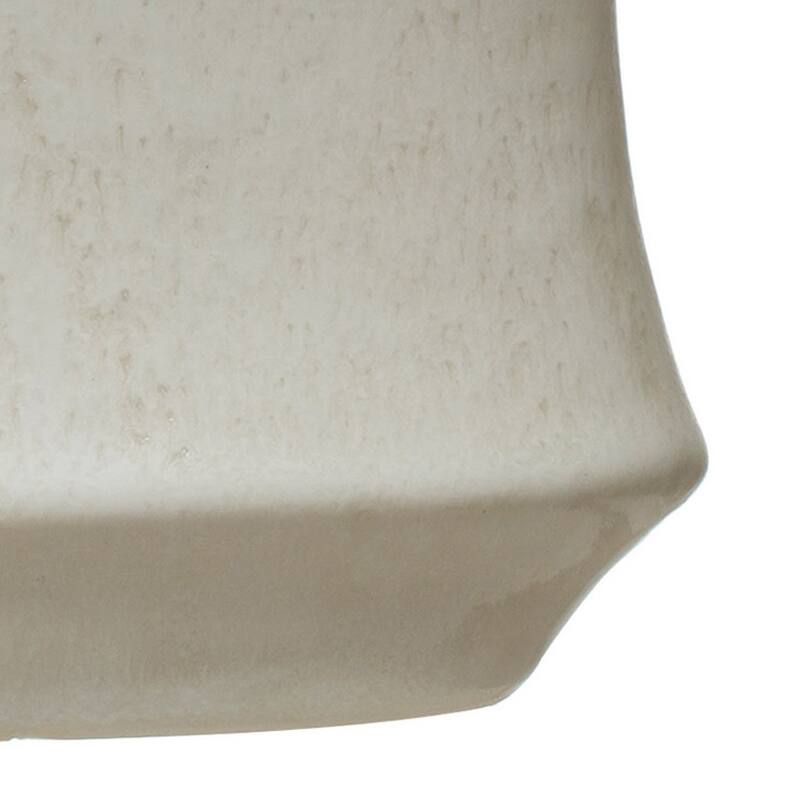 Stoneware Vase with Reactive Glaze