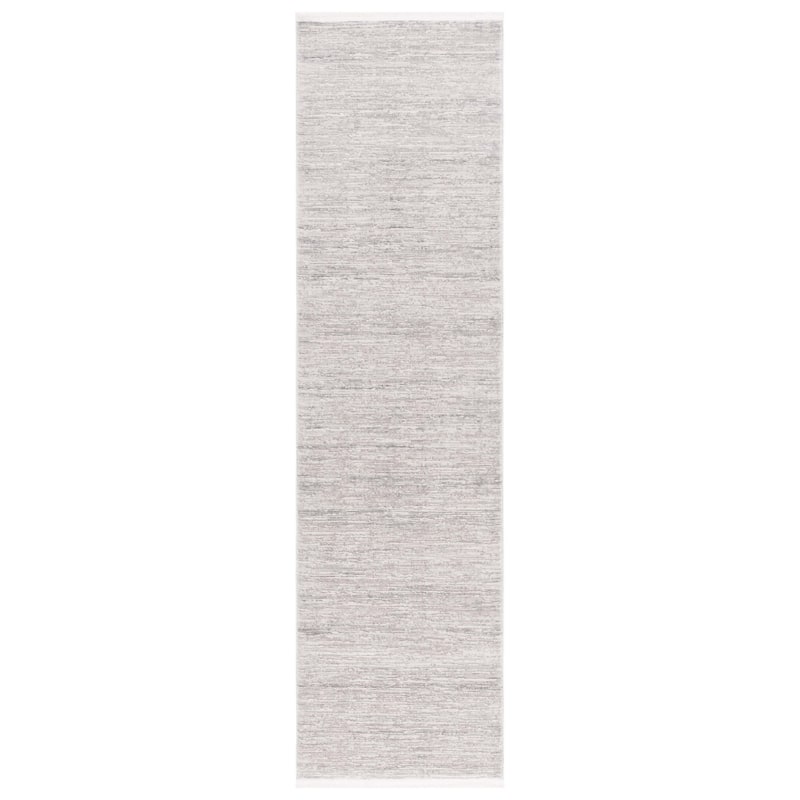 SAFAVIEH Diamond Einfrid Modern Abstract Fringe Rug - 2'2" x 8' Runner - Beige/Grey