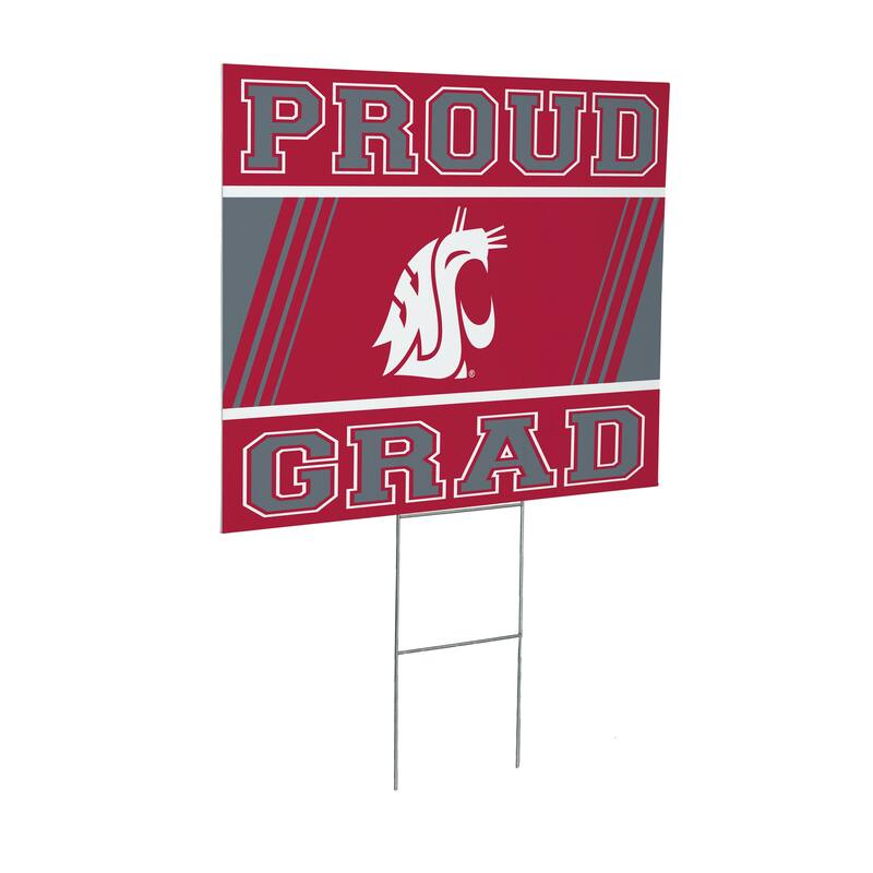 Washington State University 24" x 18" Graduation Coroplast Outdoor Yard Sign