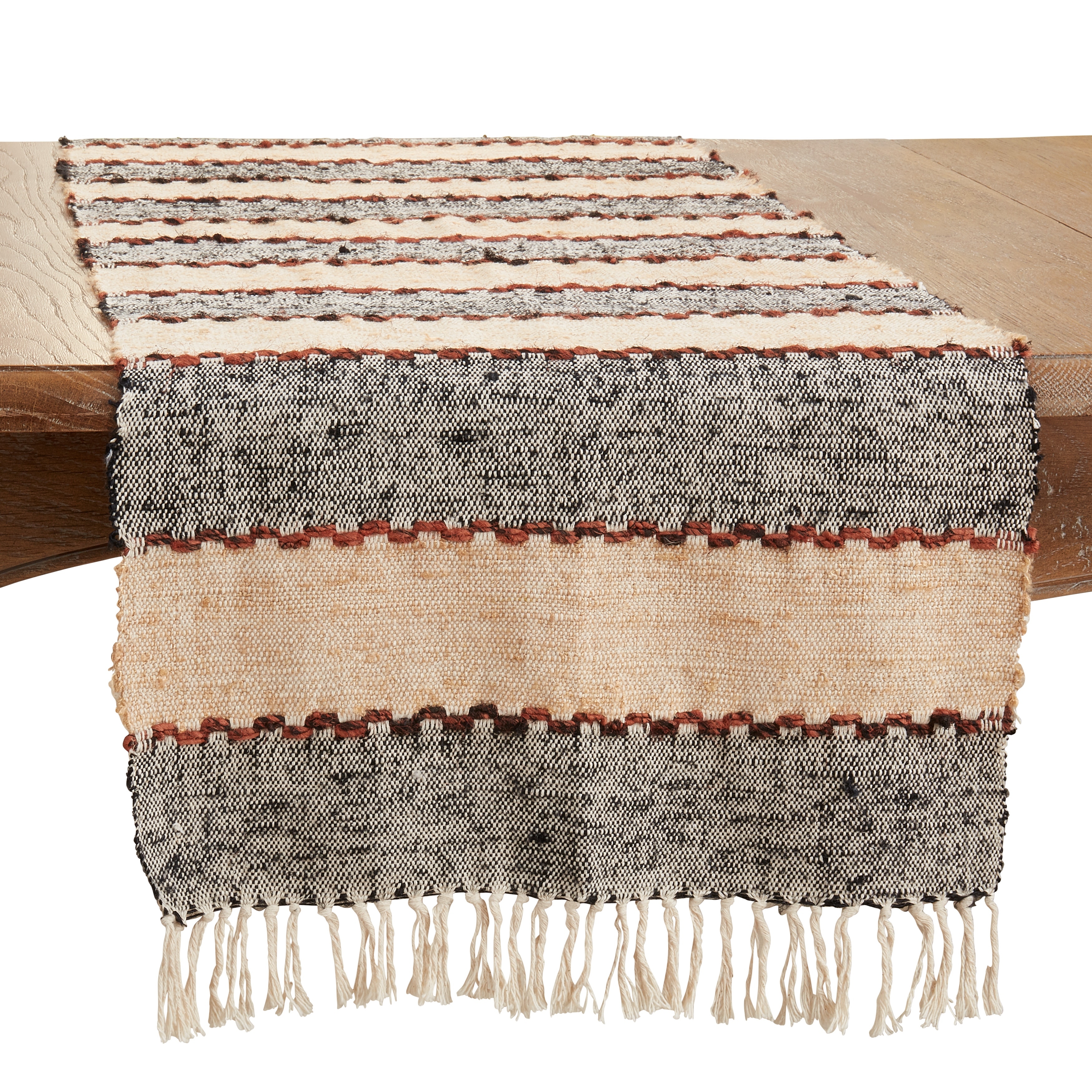 Table Runner With Striped Design - 16"x72"