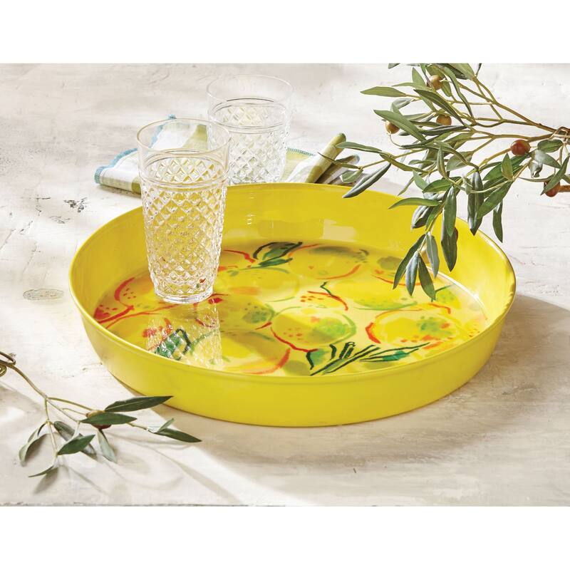 Lemons Tray Dinnerware Serving Plate