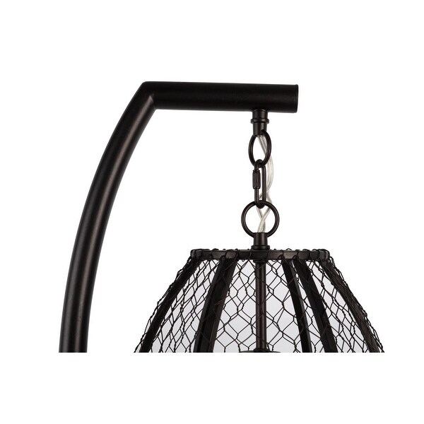 chicken wire floor lamp