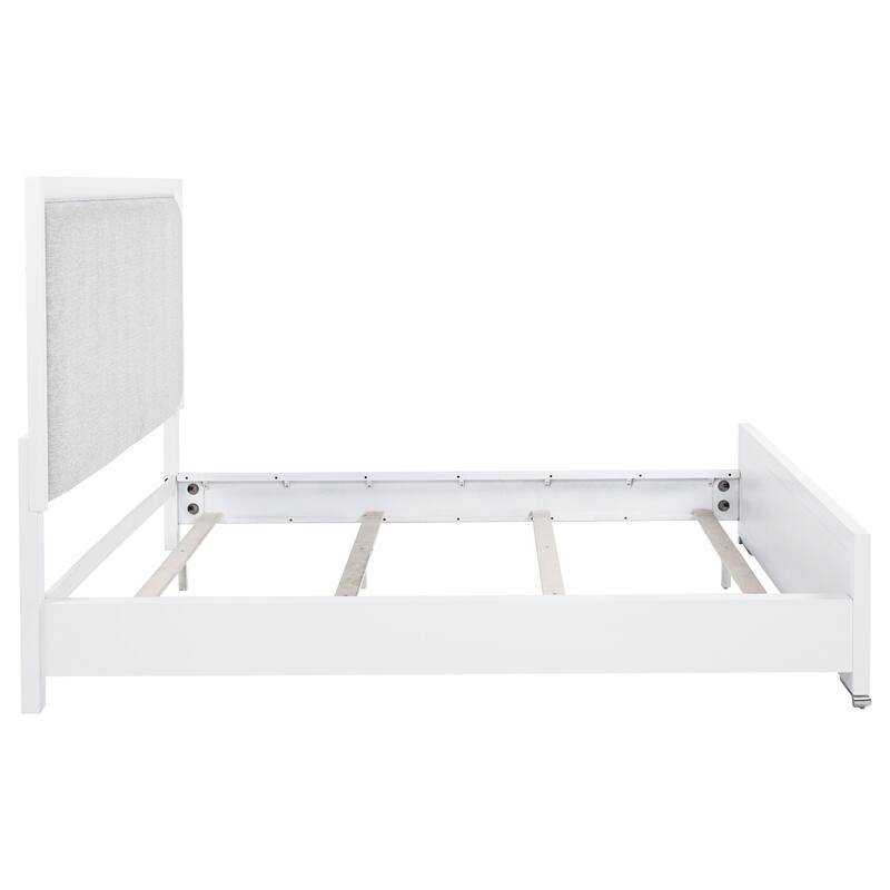 Gracemont 57-inch Panel Bed Grey and White