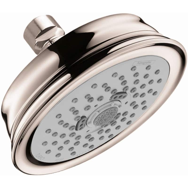 Hansgrohe Croma 1.8 GPM Multi Function Shower Head with QuickClean - Polished Nickel