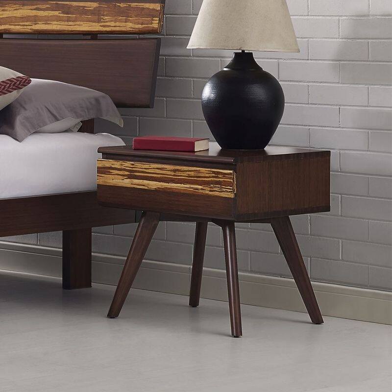 Sarah Nightstand, Burgundy