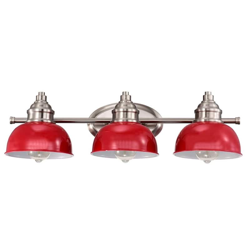 Barberal 3 Light Farmhouse Bathroom Vanity Wall Light