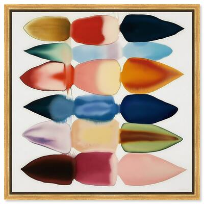 Watercolor Collage Canvas by Art Remedy