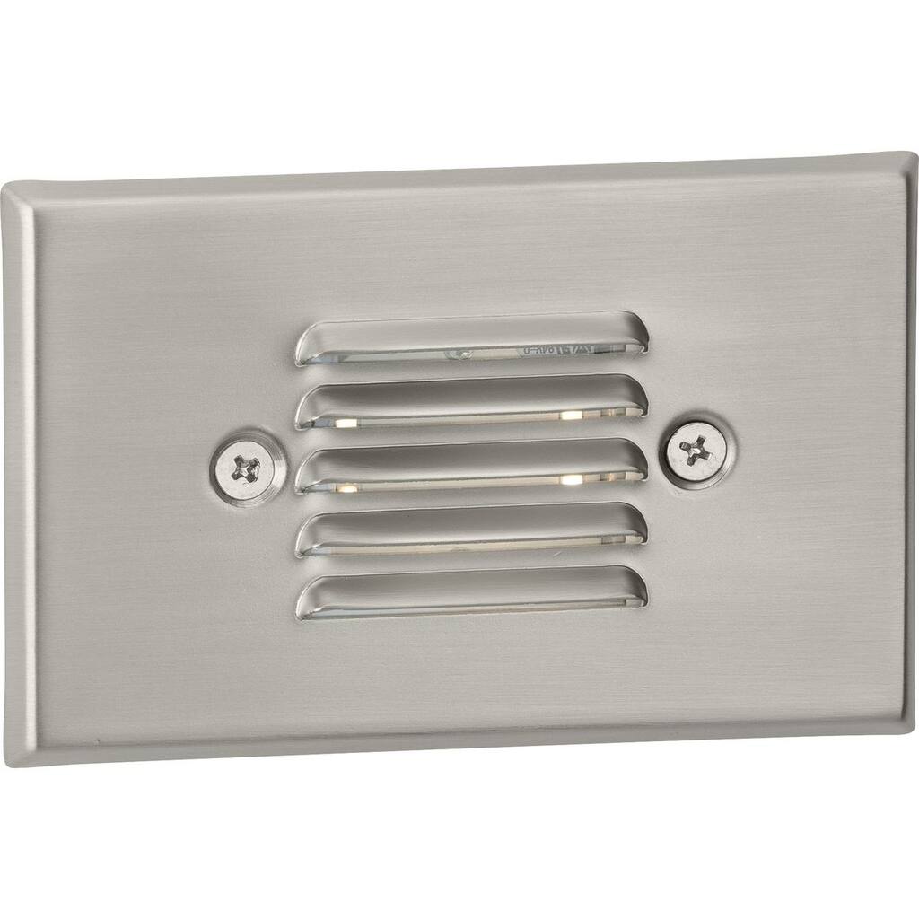 4.5-Watt 3000K Brushed Nickel Integrated LED Wall or Step Light - Small
