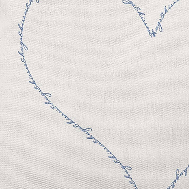 Hugs and Kisses Heart Valentine's Day Decorative Indoor/Outdoor Pillow