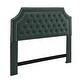 preview thumbnail 11 of 13, Chic Home Malan PU Leather Upholstered Button Tufted Headboard