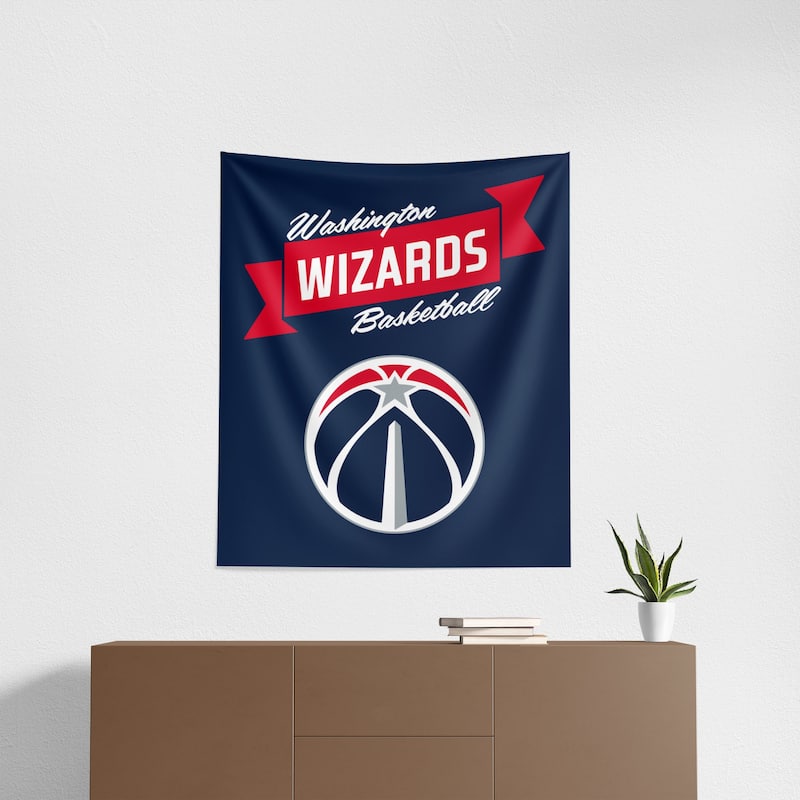 NBA Premium Wizards Printed Wall Hanging - 34"x40"