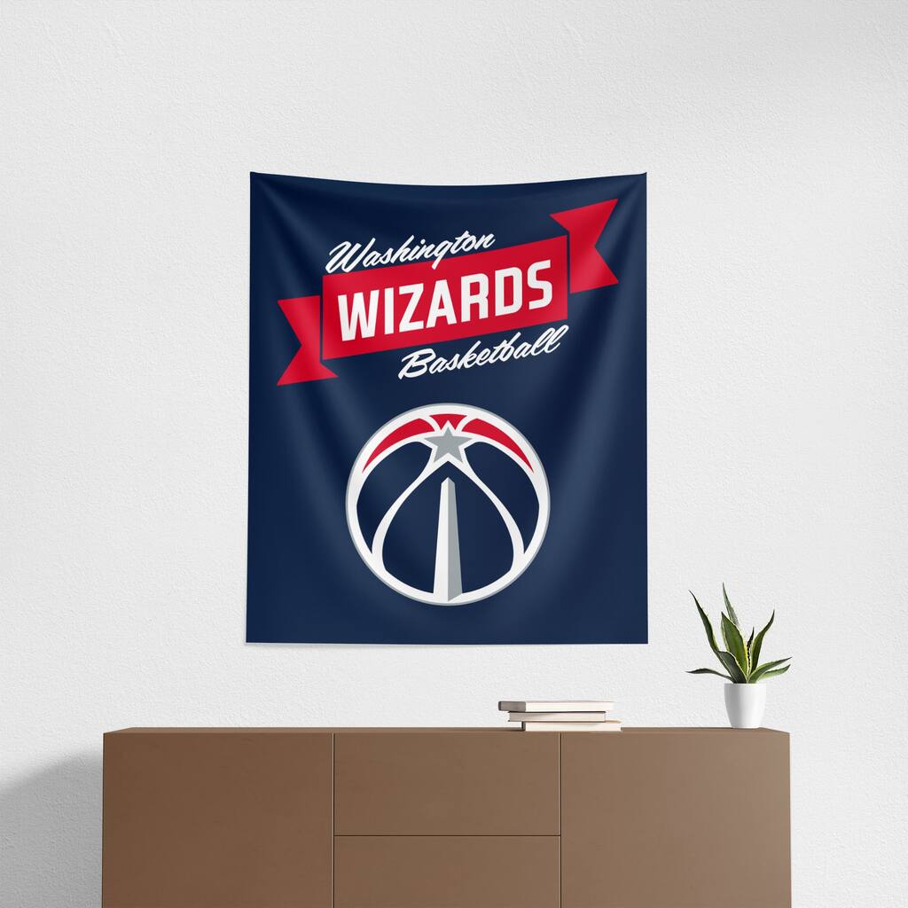 NBA Premium Wizards Printed Wall Hanging - 34"x40"