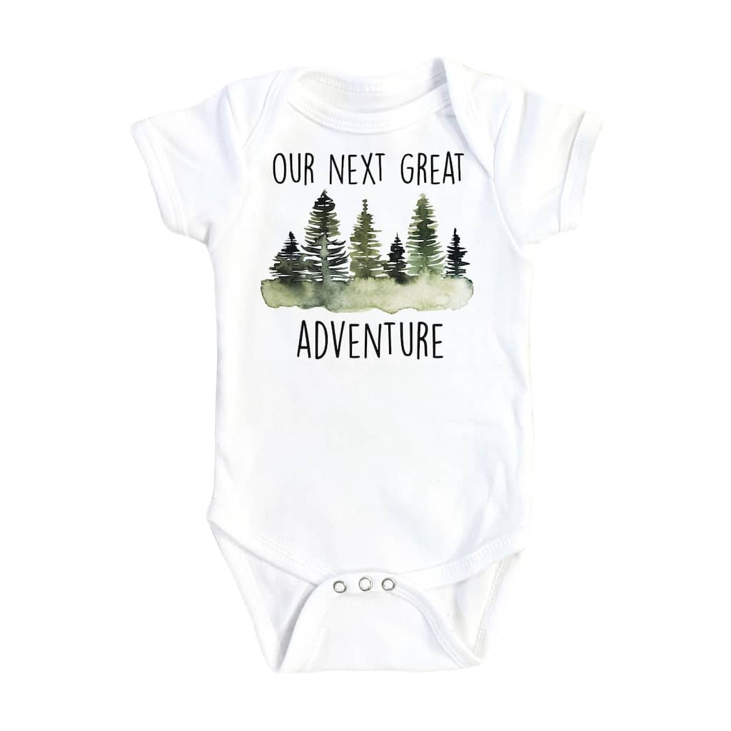 Adventure Next Green - Baby Boy Girl Clothes Infant Bodysuit Funny Cute Newborn 1A