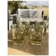 preview thumbnail 3 of 3, LeadingWare DOF Palm Tree Design Acrylic Drinking Glasses Set of 4 (15oz) - 4.88" W x 4.88" L x 4.5" H