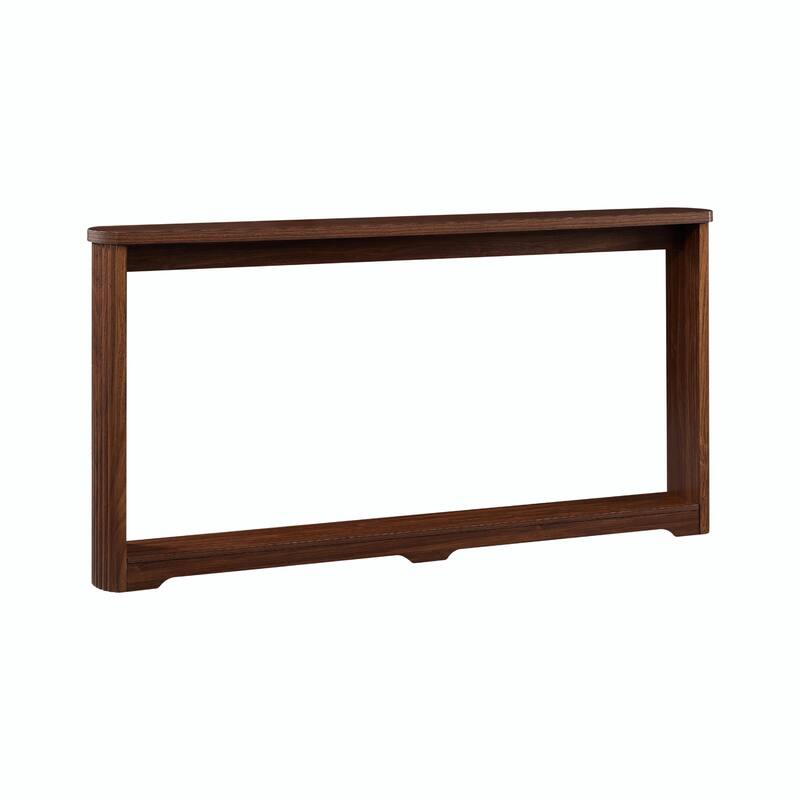 70.1" Corrugated Texture Storage Table for Entranceways