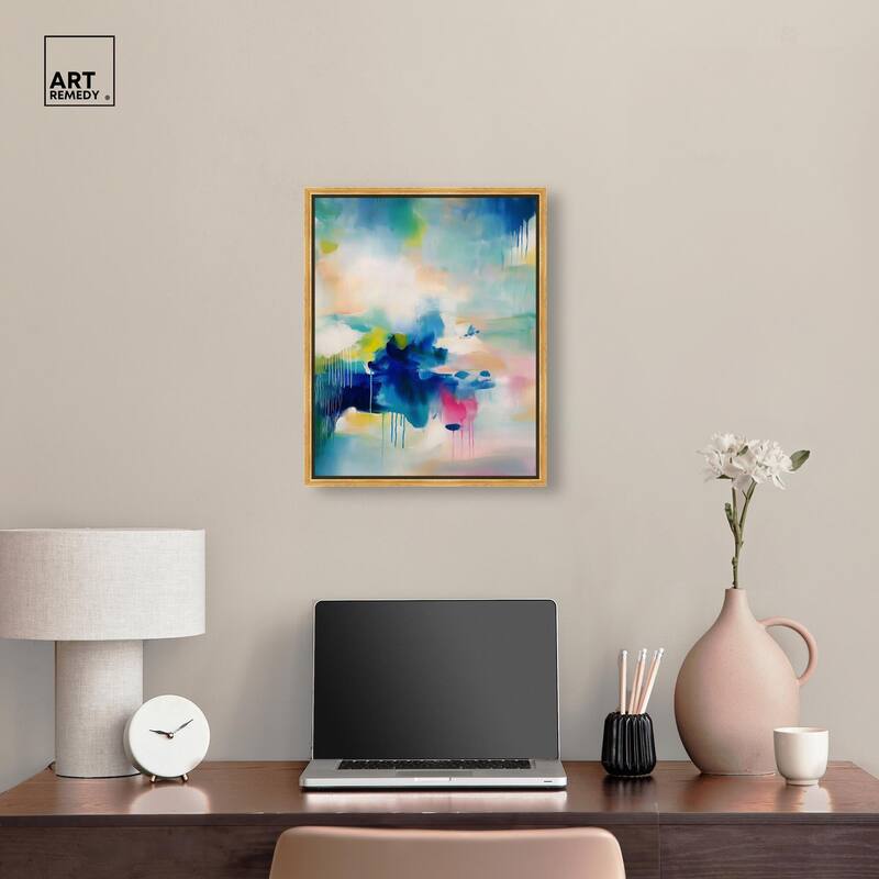 Prismatic Weeps Color II Canvas by Art Remedy