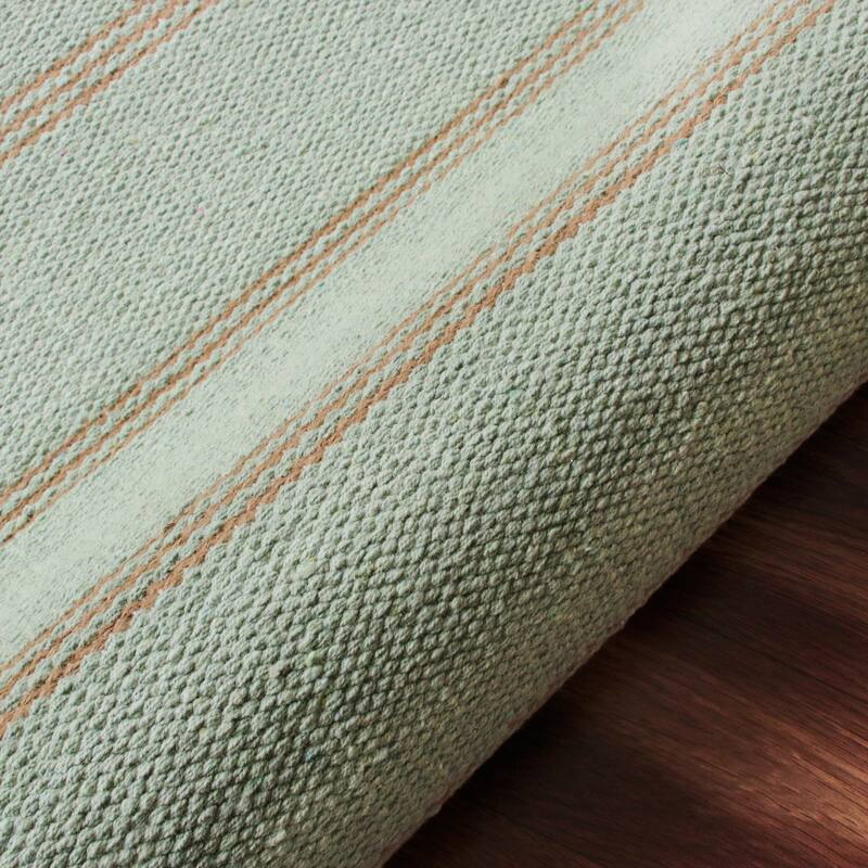 Sevita Striped Jute Area Rug