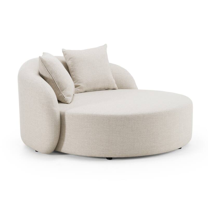 Renava Tabarca Outdoor Beige Fabric Bed