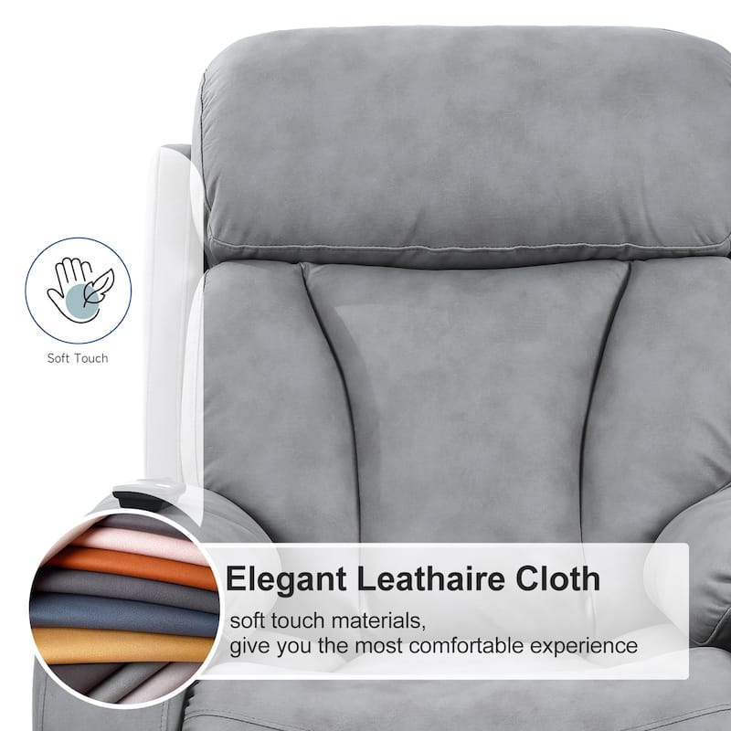 Electric Power Lift Recliner Chair Remote Control Recliner Sofa,Heavy duty Reclining Chair for Elderly Recliner Sofa for Bedroom