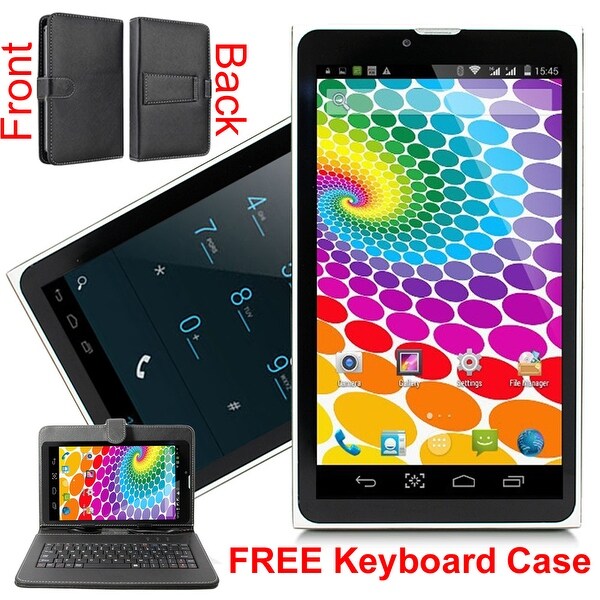 Indigi® 7.0" 3G Unlocked 2-in-1 DualSIM SmartPhone + TabletPC Android 4.4 KitKat w/ KeyCase included