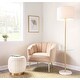 preview thumbnail 13 of 16, Silver Orchid Randolf Velvet Ottoman