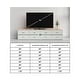 preview thumbnail 6 of 4, 63" TV Stand with Fireplace - 63.39" W x 19.33" D x 25.79" H