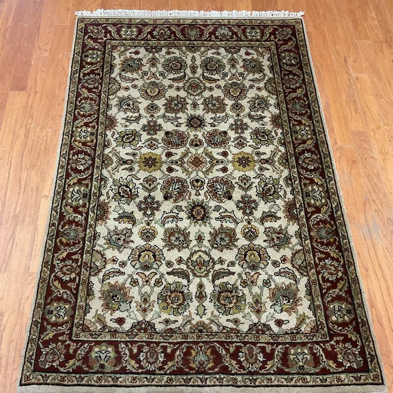 HERAT ORIENTAL Handmade Mahal Wool Rug - 4' x 6'1"