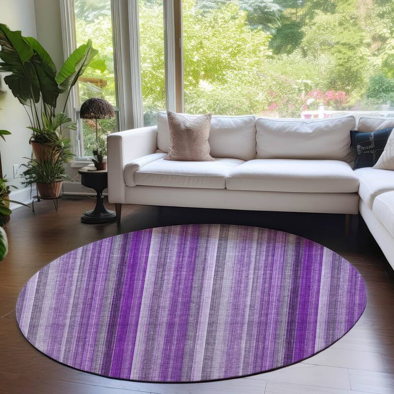 Lamo Stripe Weather Resistant Classic Meets Modern Outdoor Rug