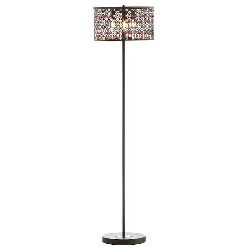 SAFAVIEH Collection Inspired by Disney's Live Action Film Aladdin-Mosiac 60" LED Floor Lamp - 15" x 15" x 59.7"