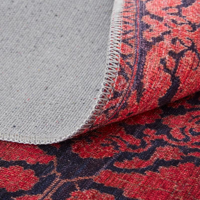Welch Oriental Pink/Blue Area Rug
