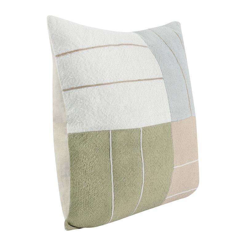 Villa by Classic Home Niya Multicolor Linen Blend Throw Pillow
