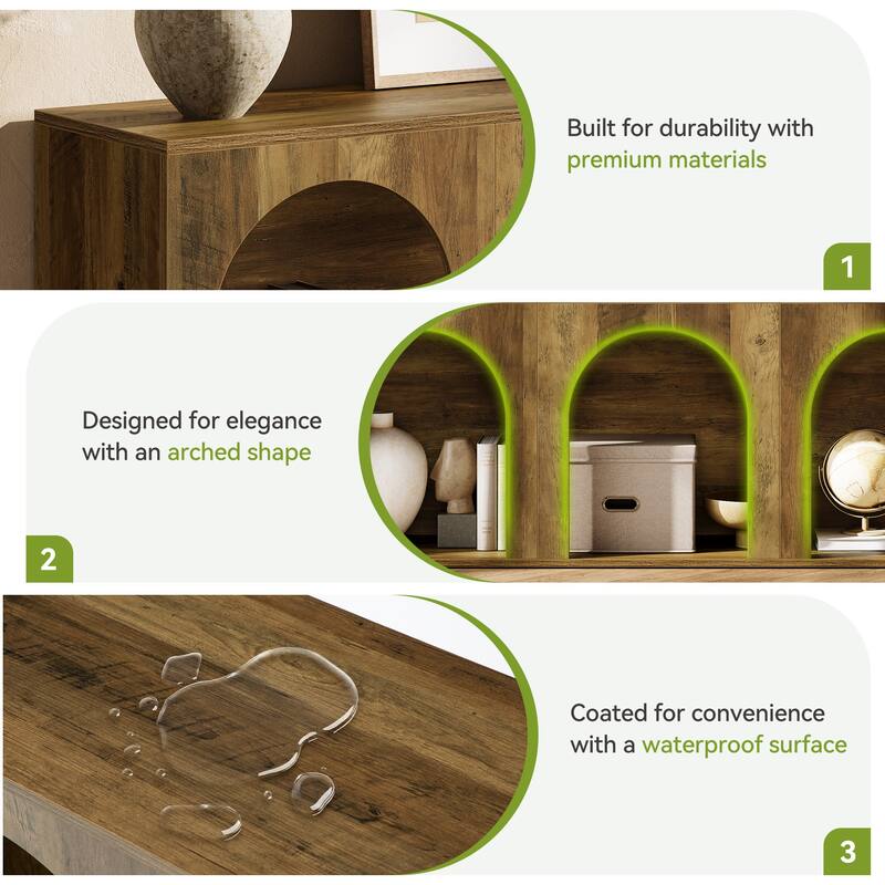 TV Stand For Tvs Up To 75",Entryway storage table - n/a