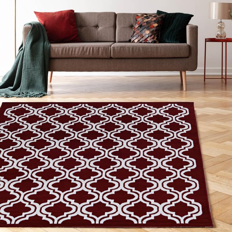 Capri Quatrafoil Farmhouse Area Rug