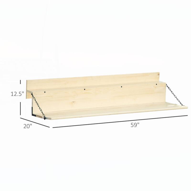 Hanging Balcony Table,Foldable Railing Bar