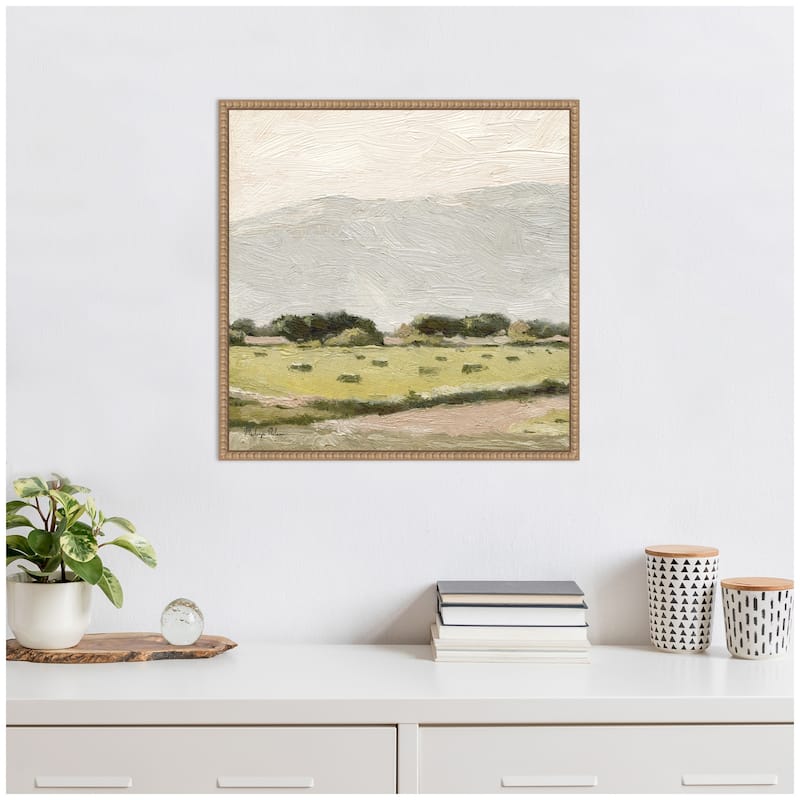 Kate and Laurel Petit Views No 11 by Mackenzie Nelson Framed Canvas Wall Art Print