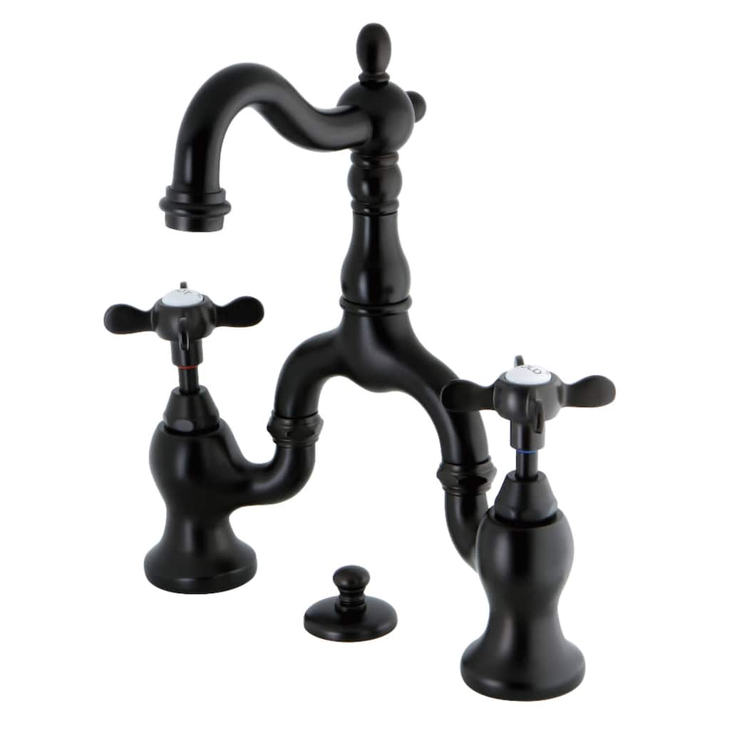 Kingston Brass KS797.BEX Essex 1.2 GPM Deck Mounted Bridge Bathroom