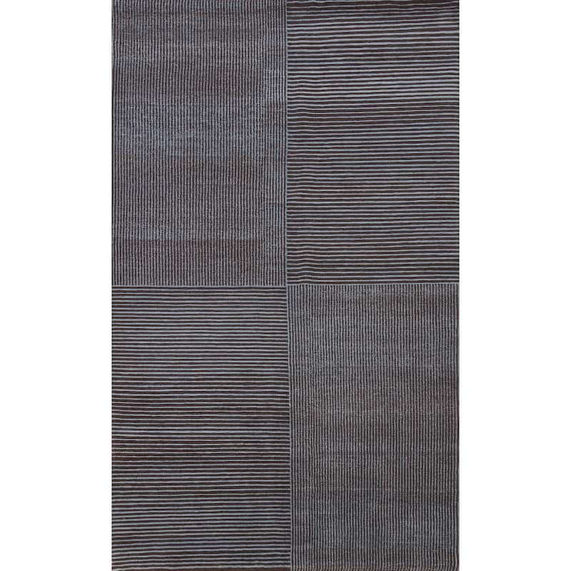 Vegetable Dye Contemporary Nepalese Oriental Area Rug Wool Handmade - 5'3" x 7'11"