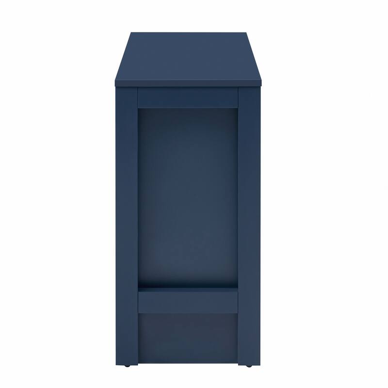 Wooden Sideboard with Extendable Table,Multifunctional Storage Cabinet with 2 Doors and 3 Drawers