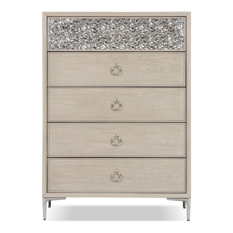 Furniture of America Fable Modern 3-Piece Solid Wood Chest and 2-Nightstand Bedroom Set