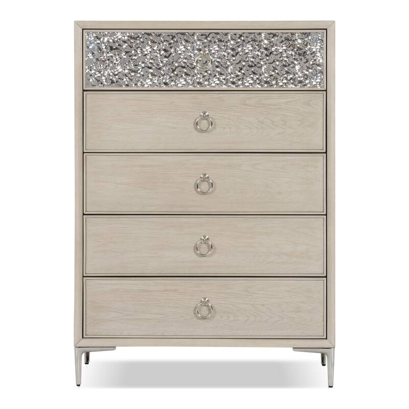 Furniture of America Fable Modern 3-Piece Solid Wood Panel Bedroom Set