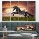 preview thumbnail 11 of 14, Designart 'Black Friesian Horse Gallop' Animal Photography Metal Wall Art
