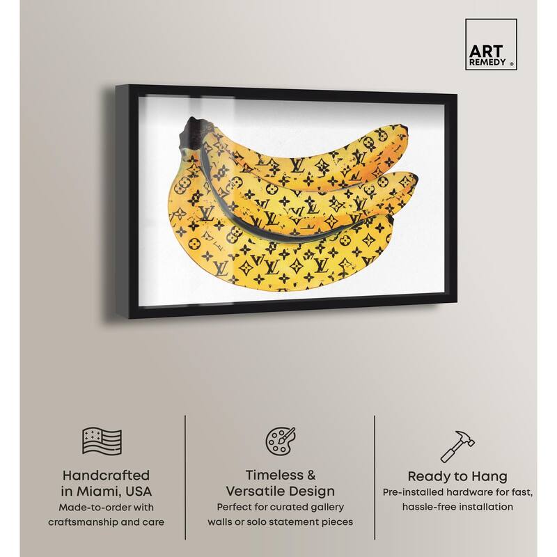 Fashion Bananas Shadowbox by Art Remedy