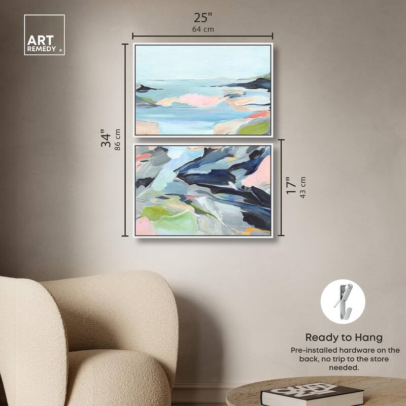 Between Seasons II Canvas Set of 2 by Art Remedy