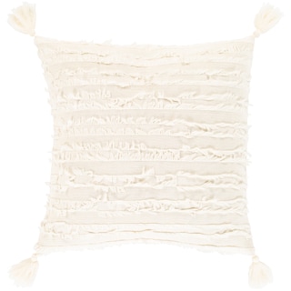 Artistic Weavers Sarina Bohemian Fringe and Tassel Square Cotton Throw Pillow