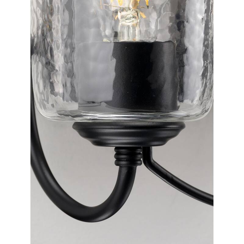 Bowman Collection Black Two-Light Bath - 7.75"H