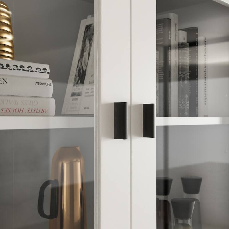 Timechee Combined Bookcase Kitchen Cabinet Display Cabinet Pantry