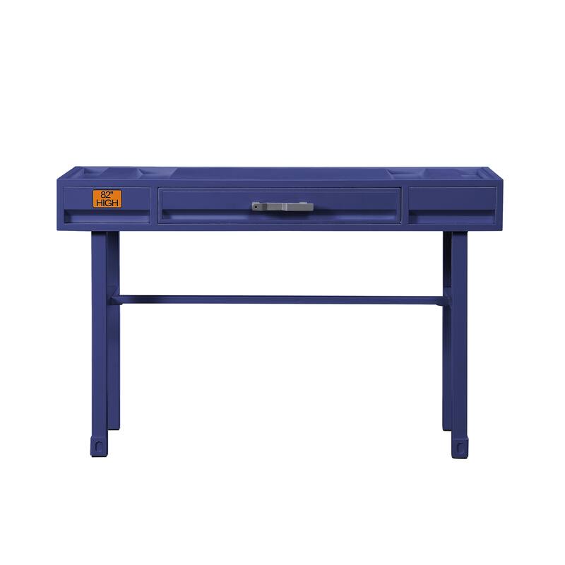 Cargo Blue Finish Vanity Desk