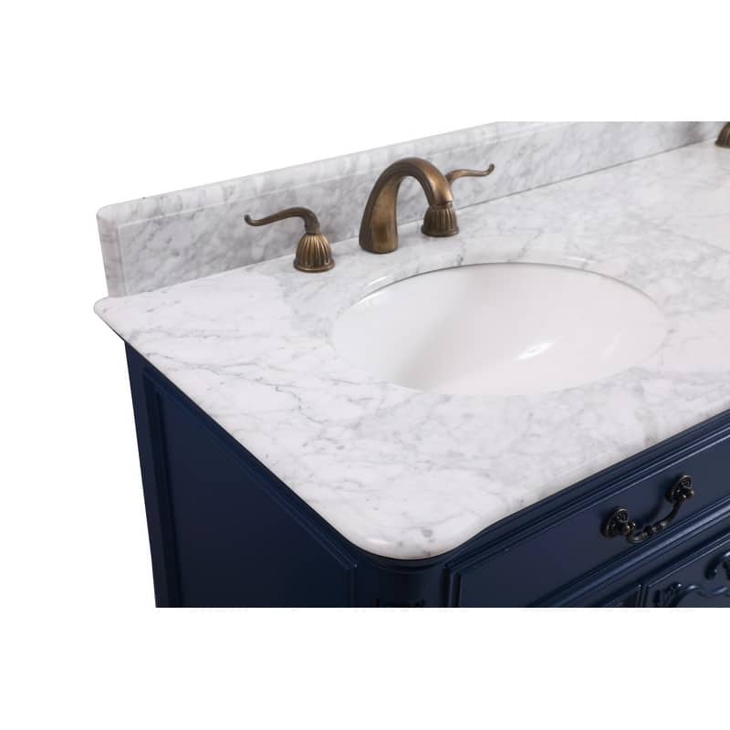 60" Double Bathroom Vanity Sink